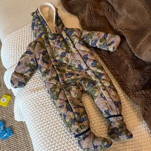 EGG - Camouflage Hooded Kids One Piece Snowsuit